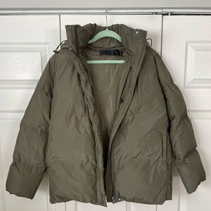 Jenni Kayne Sage Green Puffer Jacket